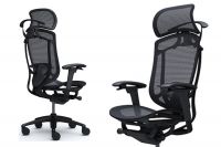 OKAMURA CONTESSA SECONDA Black shell Black Mesh Chair