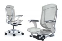 OKAMURA CONTESSA SECONDA White shell Light grey Mesh Chair