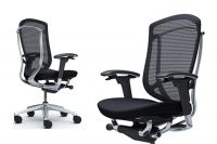 OKAMURA CONTESSA SECONDA Black Upholstered Executive Office Chair