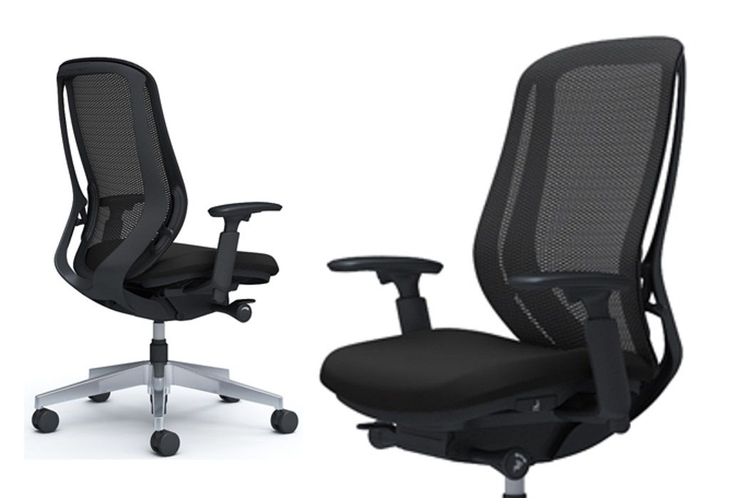Ergonomická Židle SYLPHY Černá Leštěná OKAMURA, Japan