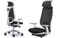 SABRINA STANDARD White body Black Chair