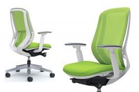 OKAMURA SYLPHY White body Chair Lime Green